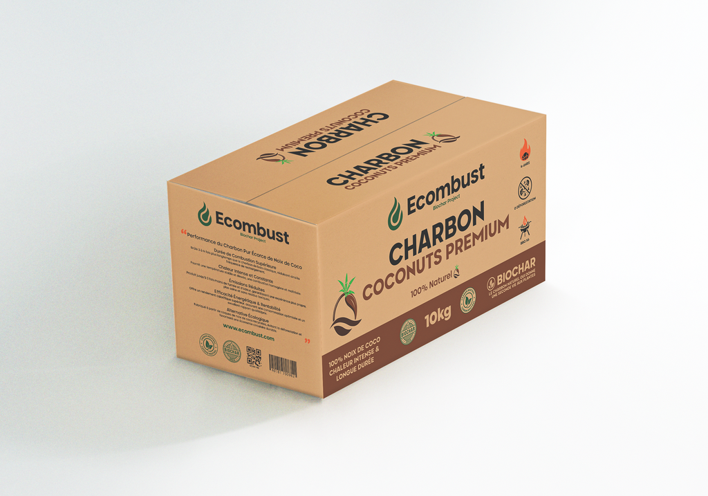 Charbon de coco 10kg Carton